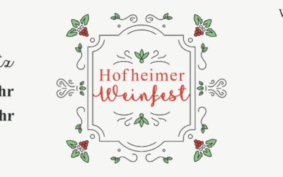 Hofheimer Weinfest vom 21.-22. Juli 2023